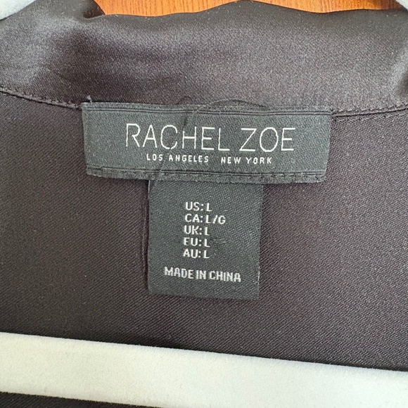 Rachel Zoe Short Sleeve Silk Blouse - Picture 3 of 3